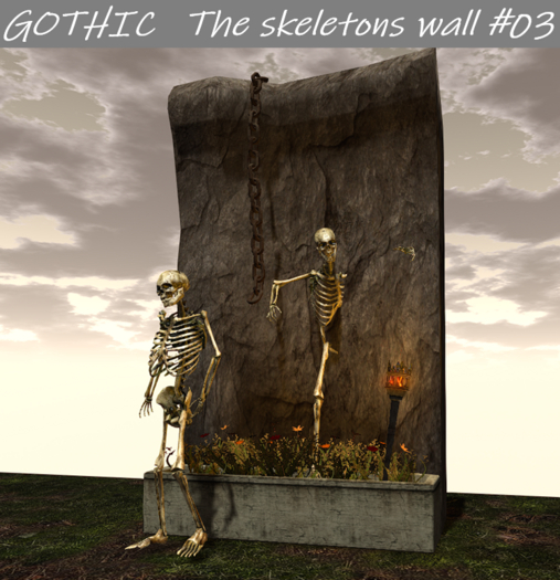 GOTHIC The skeleton wall #03