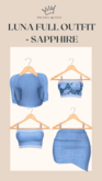DRAMA QUEEN Luna Full Outfit - Sapphire (ADD)