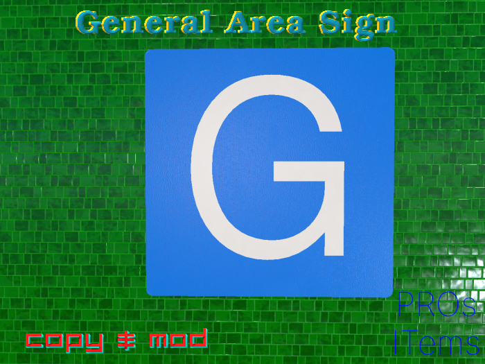 General Area Sign
