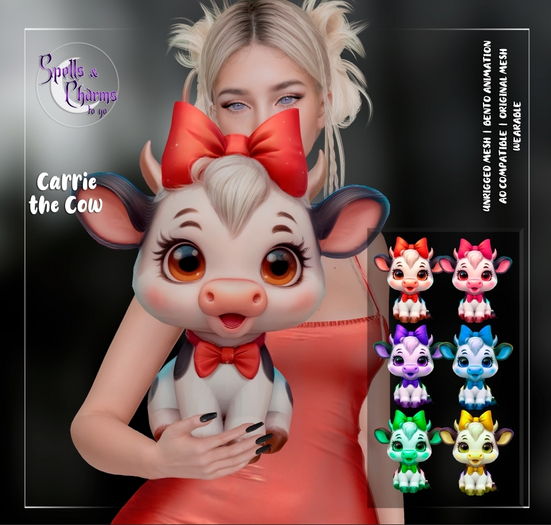 {S&C} Carrie the Cow (fatpack) - wearable 