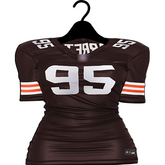 Melange: Football Jersey Dress [Browns]