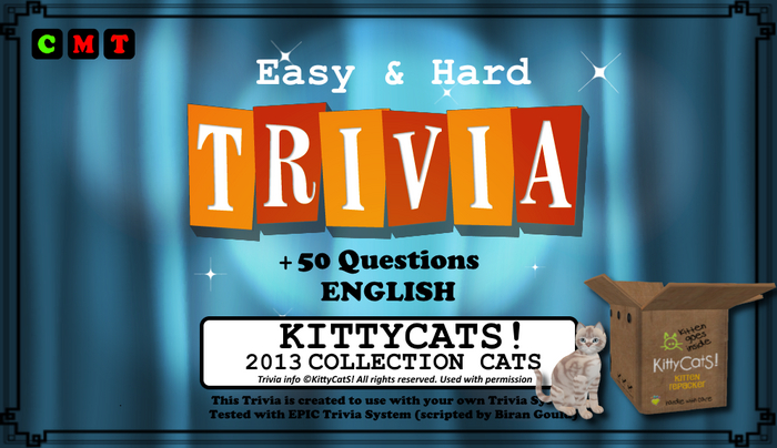 [EPIC Trivia] KittyCatS! 2013 Collection (ADD ME)