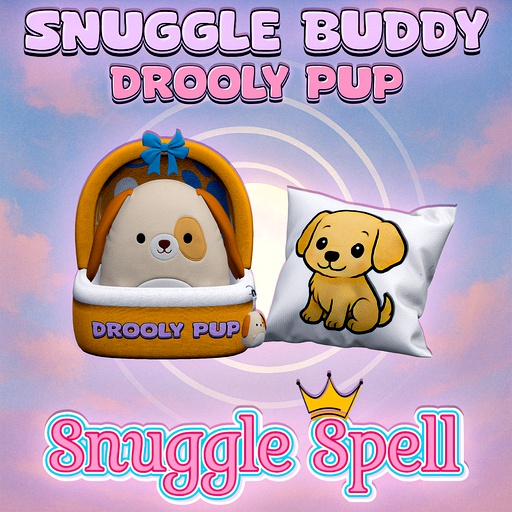 Snuggle Spell - Drooly Pup - Snuggle Buddy - Interactive toy