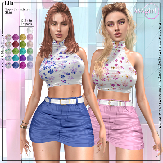 AVAgirl - Lila FATPACK ~ 2K Textures ~ DEMO