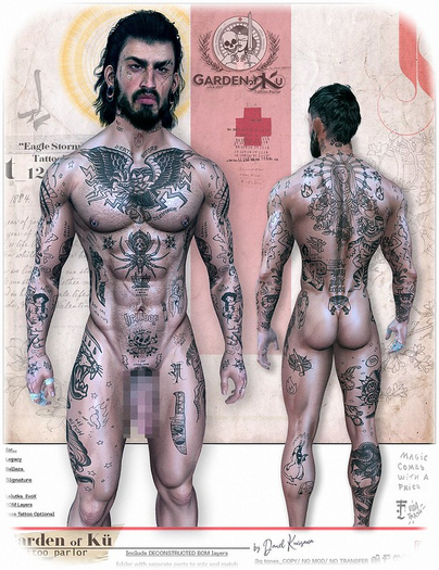 Tattoo "Eagle Storm" by GoK