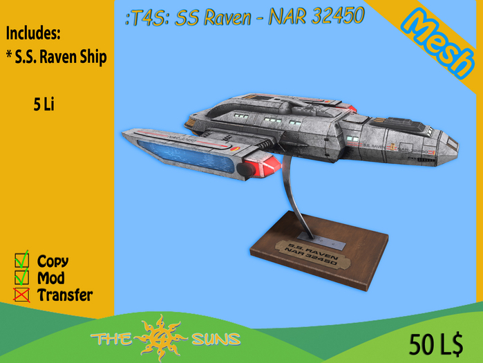 :T4S: SS Raven - NAR 32450