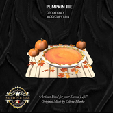 Saffron & Sage Pumpkin Pie FALL AUTUMN THANKSGIVING