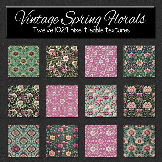 *Wallflowers* Vintage Spring Florals