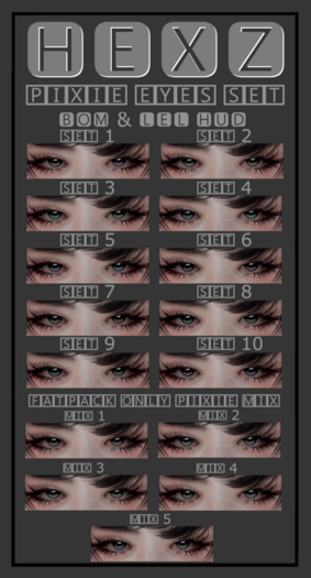 Hexz - Pixie Eyes (Fatpack)