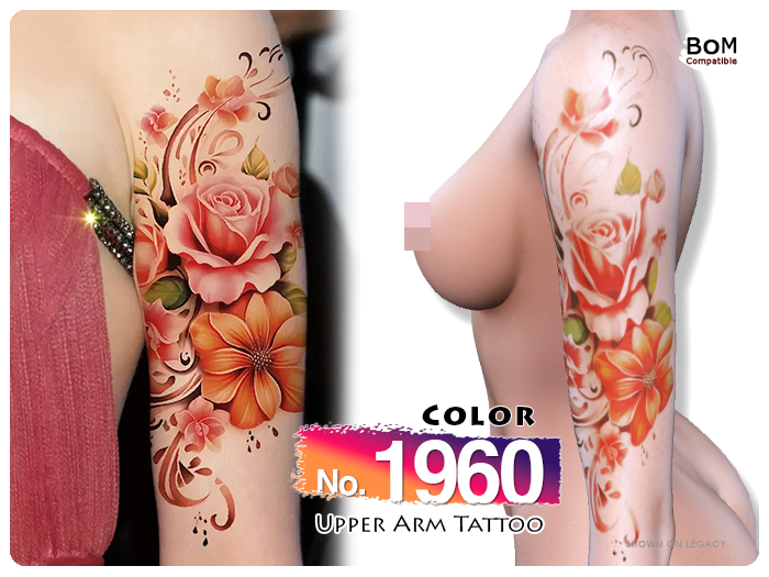 (Upper Arm Tattoo) No.1960 Color