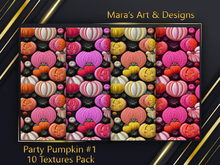 Party Pumpkin #1-Seamless Textures-FULL PERM