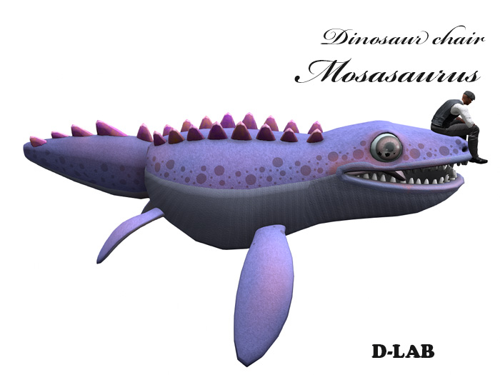 D-LAB Dinosaur Mosasaurus swiming
