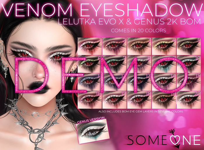 SOMEONE - Venom Eyeshadow - DEMO