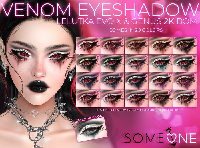 SOMEONE - Venom Eyeshadow - Fatpack 