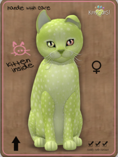 KittyCatS Box - Cheetah! - Lime Female