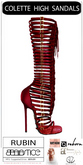 Baiastice_Colette High Sandals-Rubin