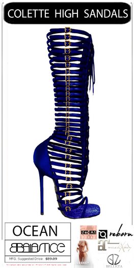 Baiastice_Colette High Sandals-Ocean
