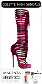Baiastice_Colette High Sandals-Magenta