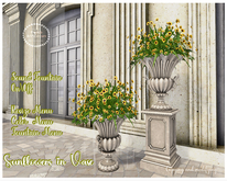 Mayas | Vase | Sunflowers | Fountain