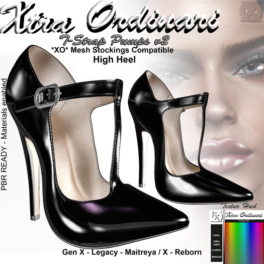 *XO* T-Strap Pumps v2