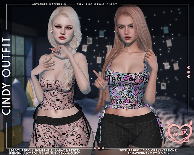 [erotiK] Cindy Outfit FATPACK