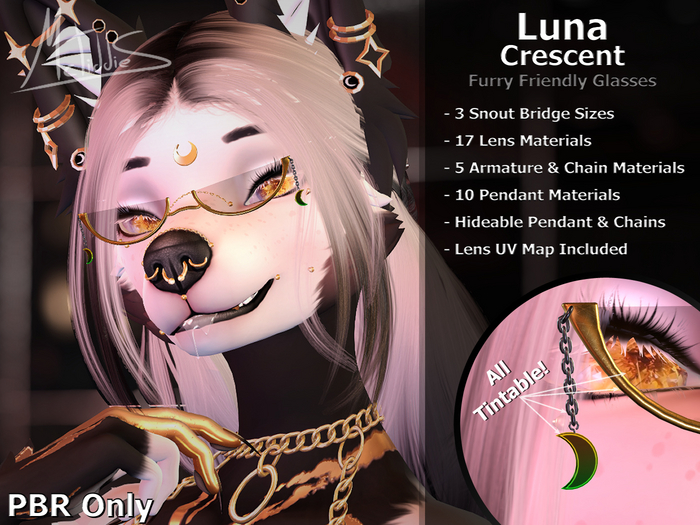 Luna Crescent - Glasses by McTiddies