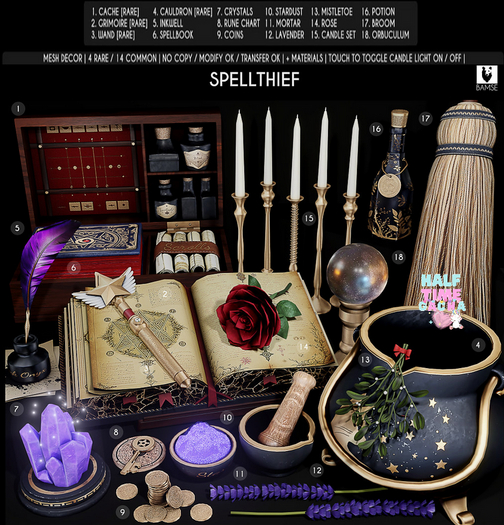 BAMSE : Spellthief FULL SET + RARES