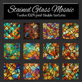 *Wallflowers* Stained Glass Mosaic