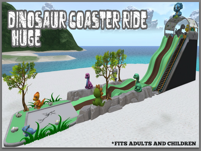 DINOSAUR COASTER RIDE (Huge)