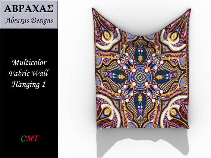 AD Multicolor Fabric Wall Hanging 1