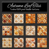 *Wallflowers* Autumn Leaf Tiles