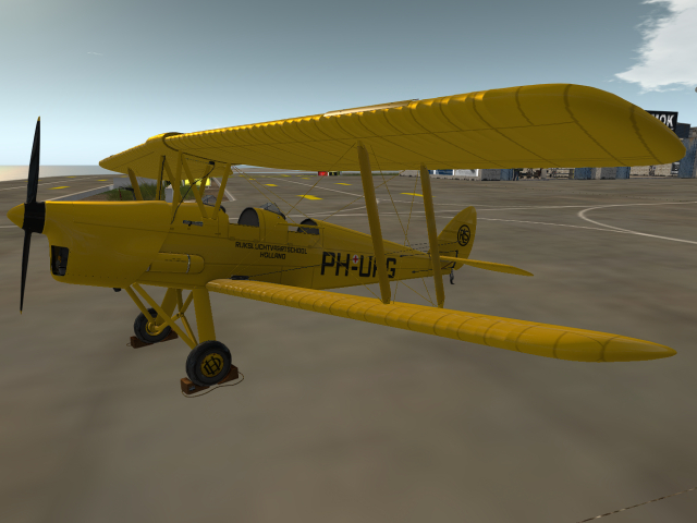 Dutch flying school Tiger Moth