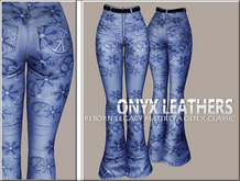 High Waisted Boho Jeans