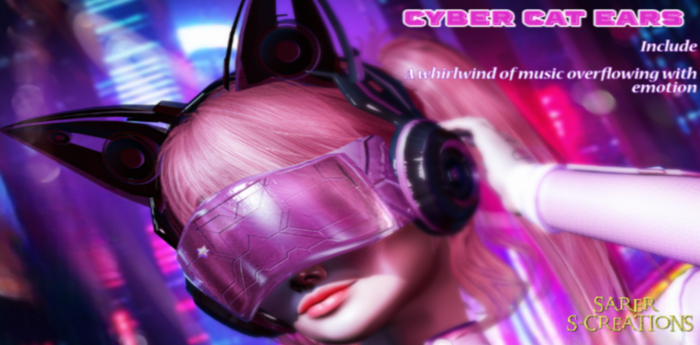 -SARER-S-Creations-Cyber Ears Blue
