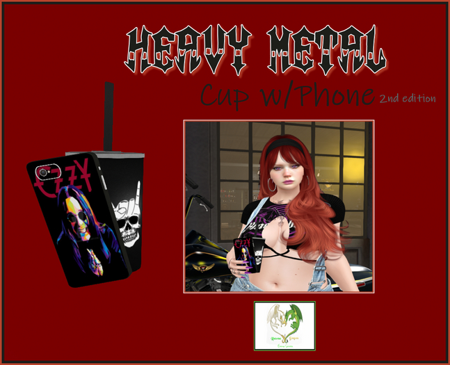 Heavy Metal Cup w/Phone - Add Me