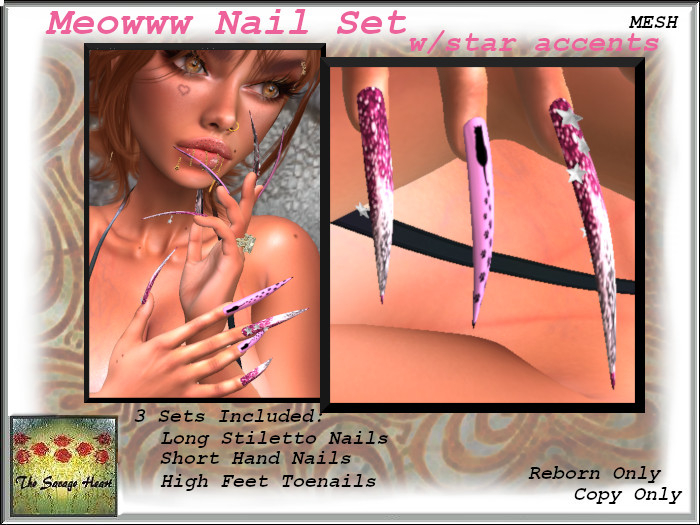 TSH Meowww Nail Set Reborn