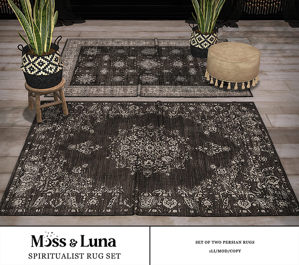 Moss & Luna- Spiritualist Rug Set (add)