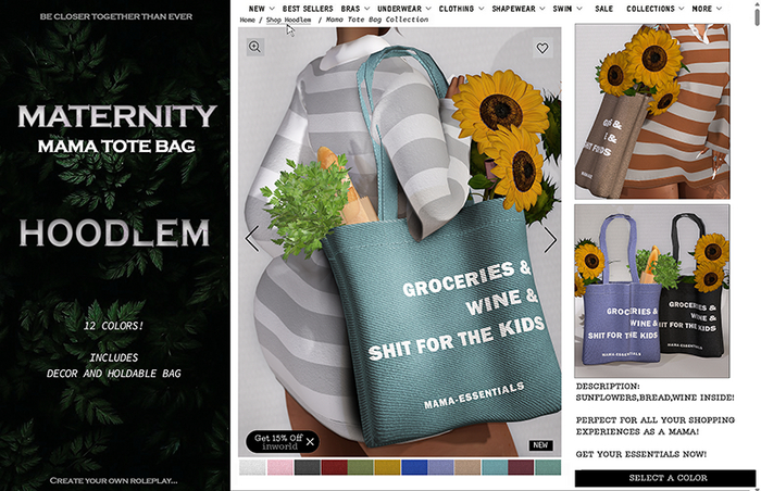 Hoodlem - Maternity Mama Tote Bag Fatpack