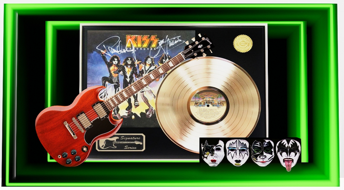 Kiss neon display