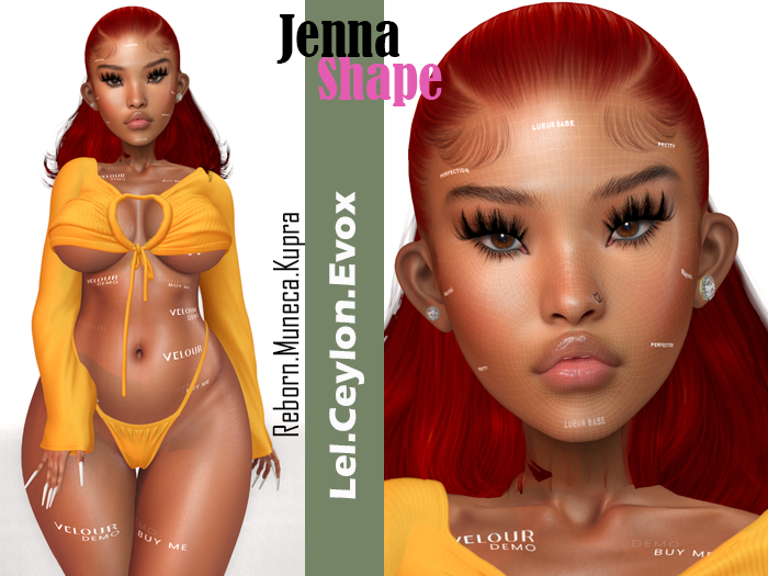 16.Jenna shape Praline evox
