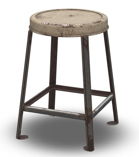 ..::THOR::.. Greenhouse Stool - Cream