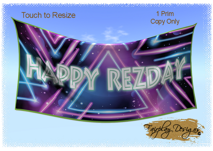 ~R~Happy RezDay Neon  Banner~COPY
