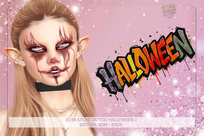 ZUTA STORE  TATTOO HALLOWEEN 1