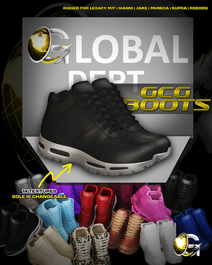 $GLBDEPT: "GCG BOOTS" | FATPACK