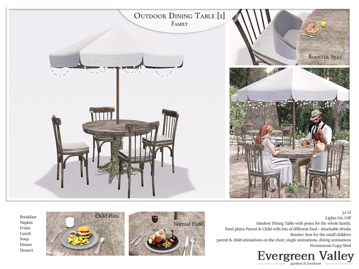 Outdoor Dining Table [1] Family
