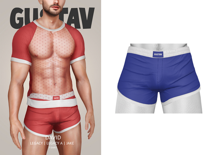 [GUSTAV] - Shorts - David [Navy] ♥ LEGACY ♥ JAKE