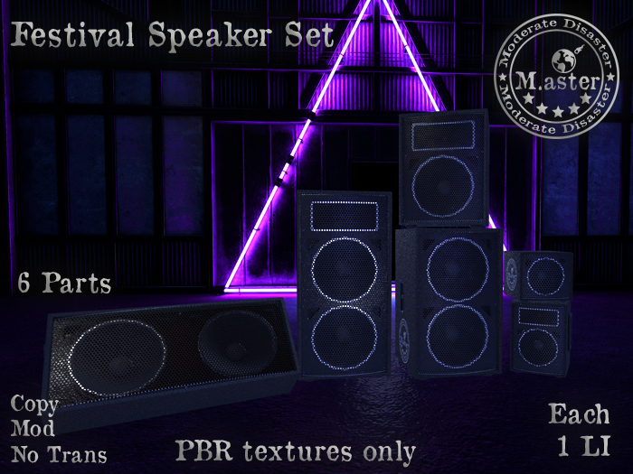 Festival Speaker Set [Moderate Disaster]