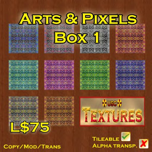 USC Textures - Arts & Pixels - Box 1