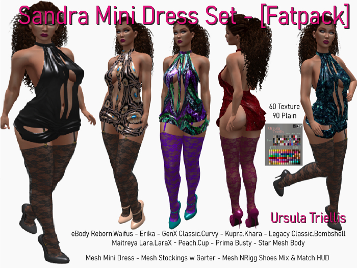 7245 Sandra Mini Dress Set - [Fatpack]