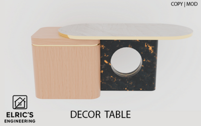 E.E Decor Table